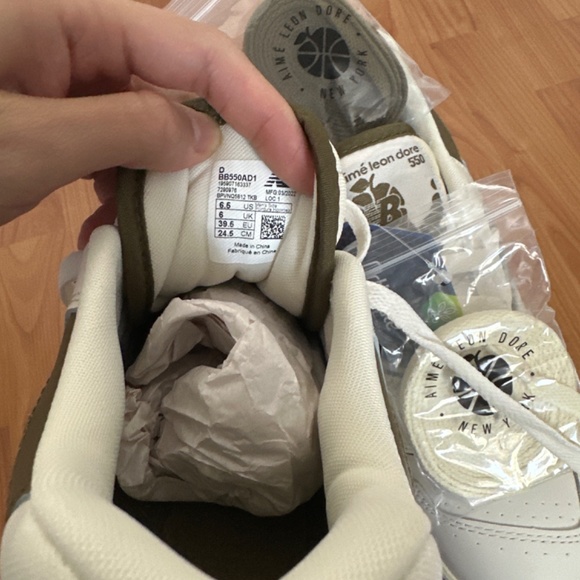 Aime leon dore x New balance 550 Olive - Picture 8 of 8